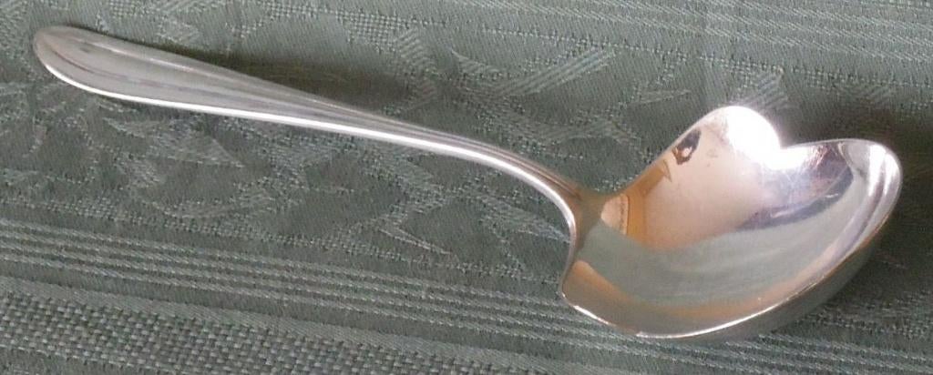 Nr G69: 1 Verzilverde Keltum P3 aardappellepel, Ophalen of Verzenden