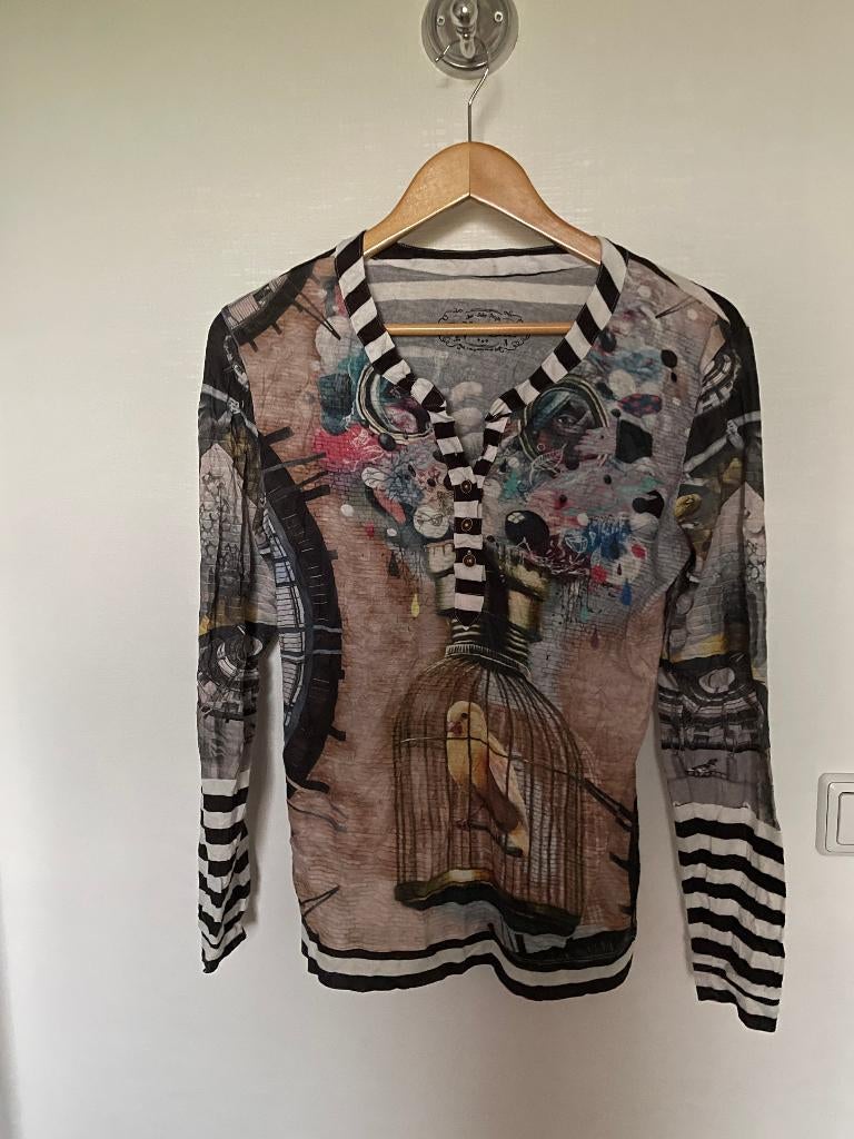 Longsleeve Heerlen Crush Dividere small 36, Kleding | Dames, Dividere, Overige kleuren, Ophalen of Verzenden, Zo goed als nieuw