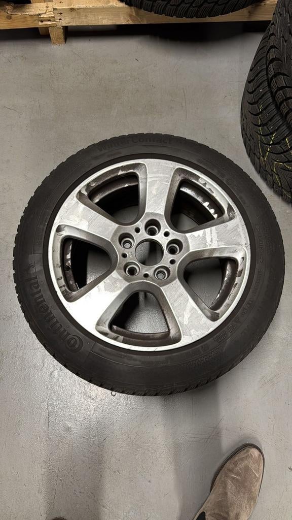 Originele BMW velgen met winterbanden 17 inch, Auto-onderdelen, Banden en Velgen, Ophalen, Gebruikt, 17 inch, Winterbanden