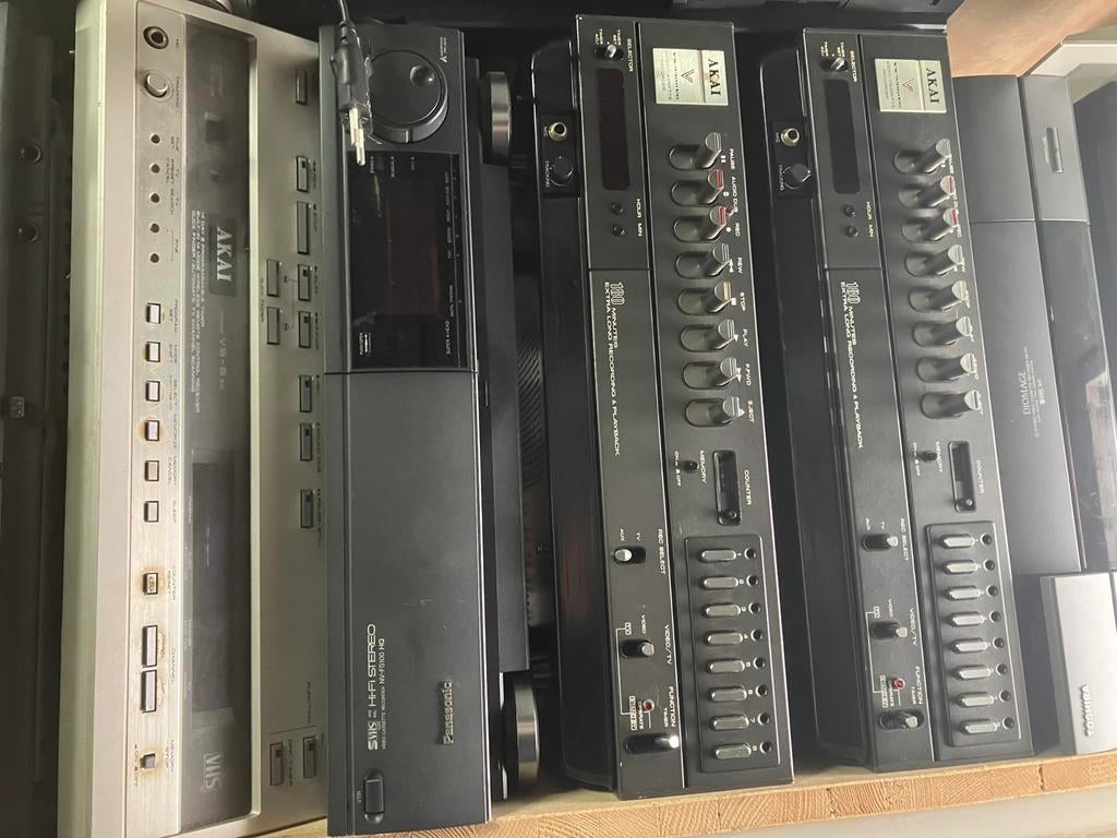 Diverse bovenlader voorlader vhs, Jvc, Japan, Ophalen of Verzenden, Niet werkend