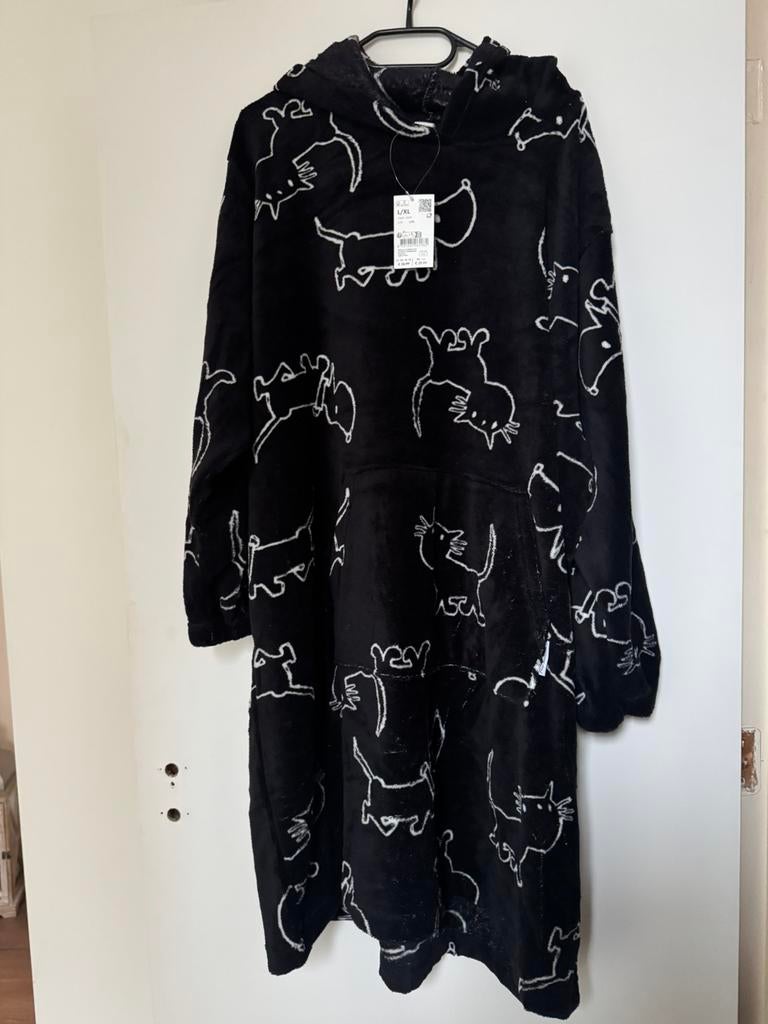 HEMA Takkie en Siepie fleece nachthemd maat L/XL nieuw, Verzenden, Nieuw, Maat 46/48 (XL) of groter