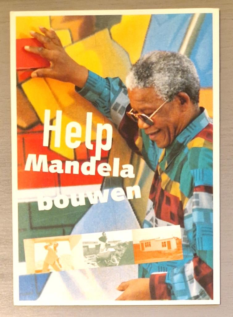 Help Mandala bouwen bevrijdingsfonds Boomerang Ansichtkaart, Verzenden, 1980 tot heden, Ongelopen, Overige thema's