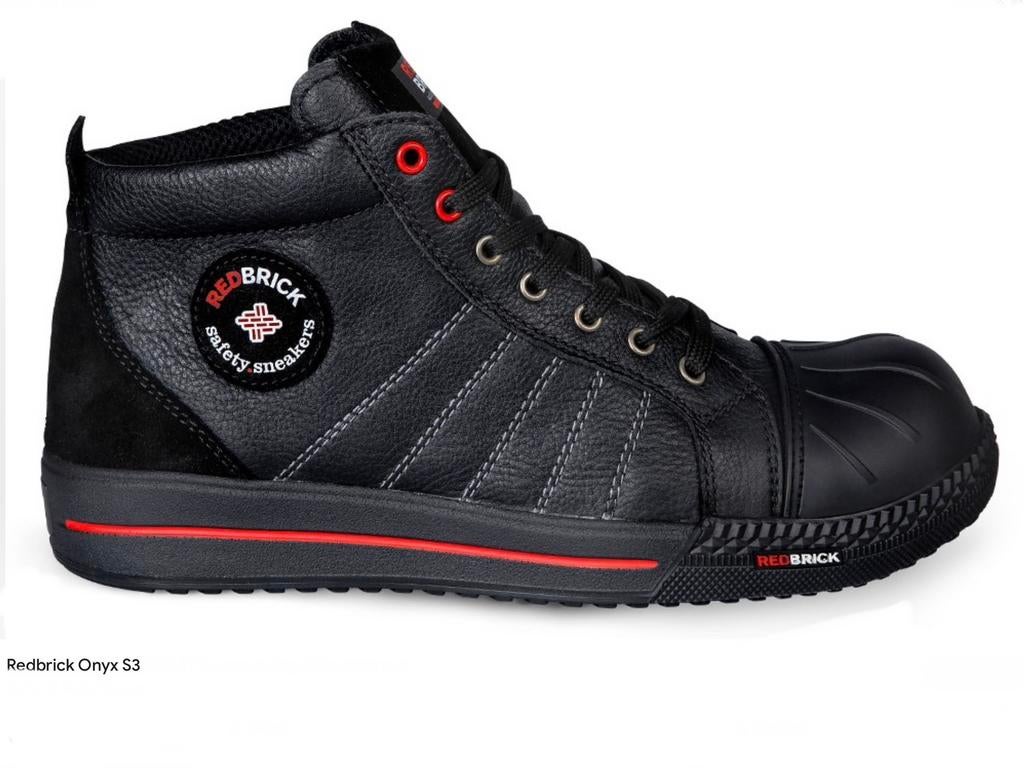 Veiligheidsschoenen redbrick 43, Ophalen, Zo goed als nieuw, Zwart, Werkschoenen
