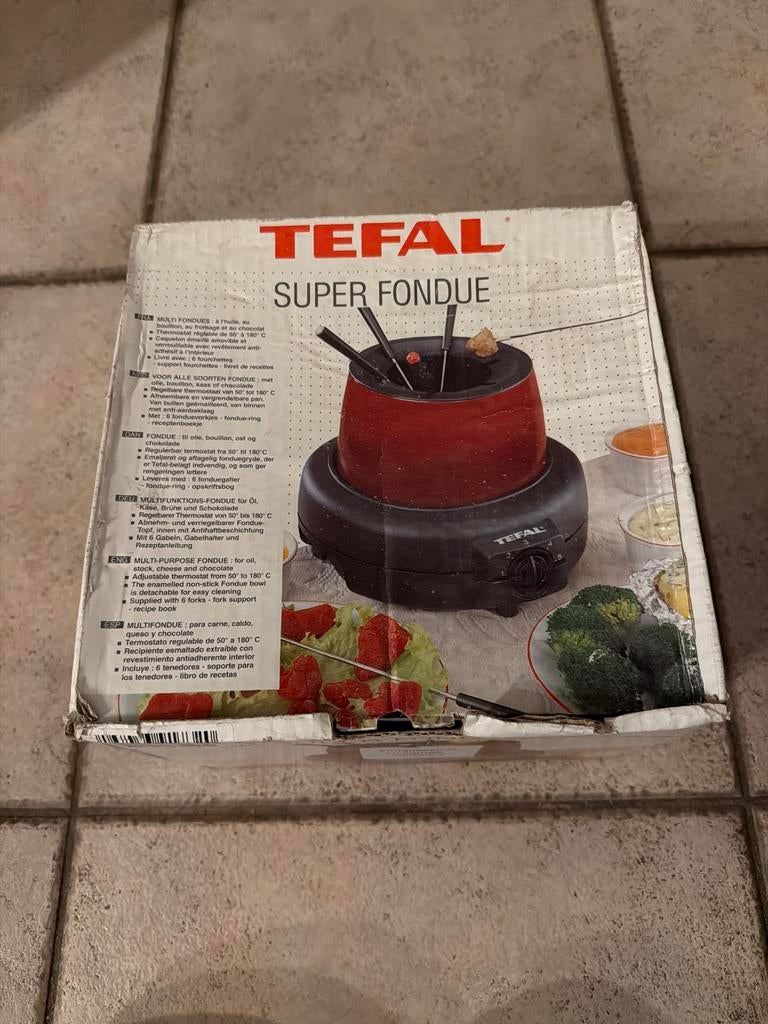 Tefal Super Fondue - Complete set, Ophalen, Nieuw, Elektrisch, Fondueset