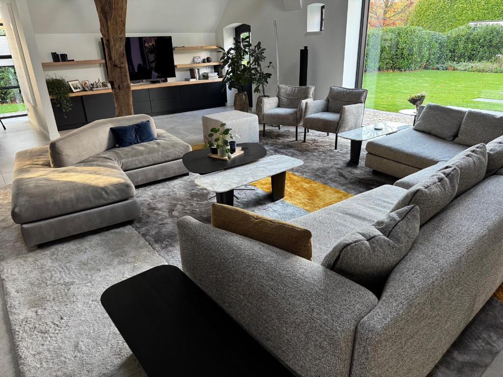 EXCLUSIEVE Minotti Interieurset + GARANTIE - NP €75.000, Minotti, Ophalen of Verzenden, Zo goed als nieuw, Bankstel Bank Zetels Sofa Hoekbank Design bank