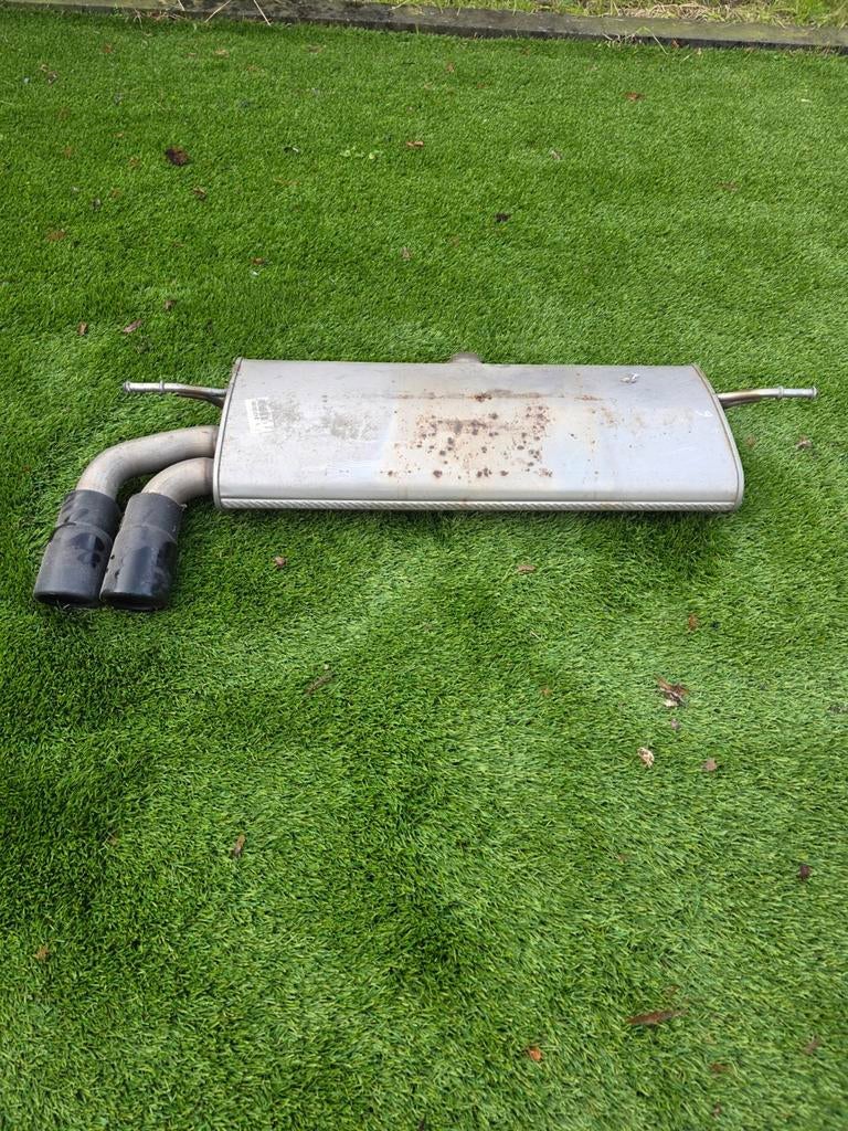 Golf 7 Einddemper met Zwarte Uitlaat Tips, Auto-onderdelen, Ophalen, Gebruikt, Volkswagen