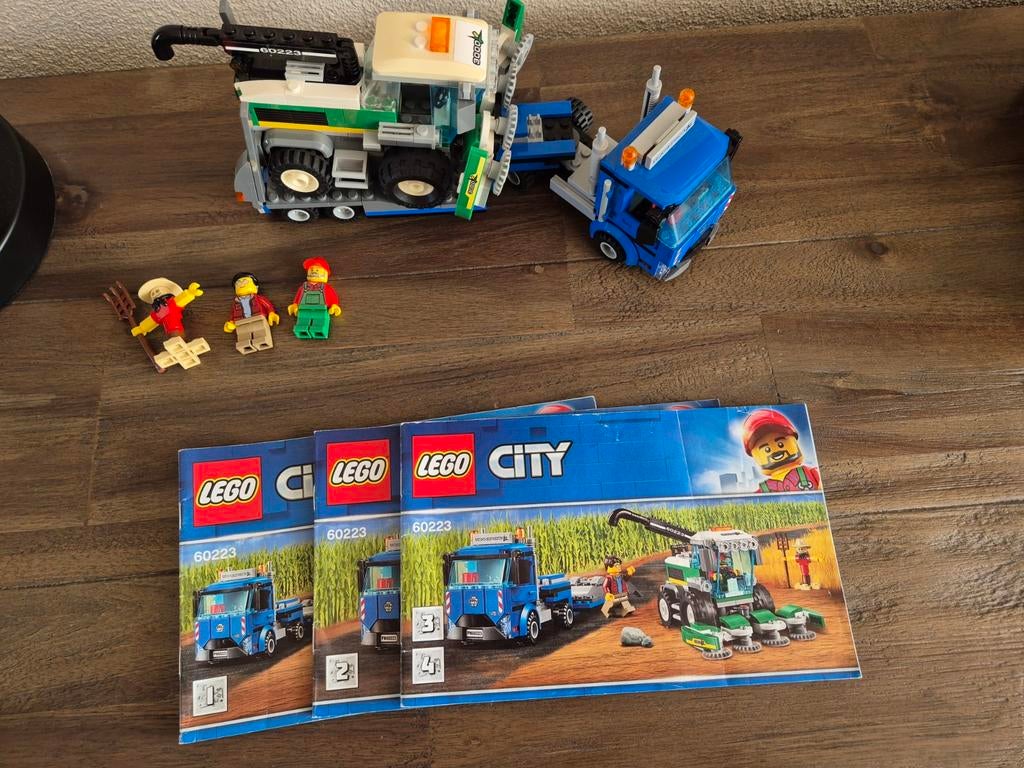 Lego city Maaidorser transport 60233, Ophalen of Verzenden, Gebruikt, Complete set, Lego