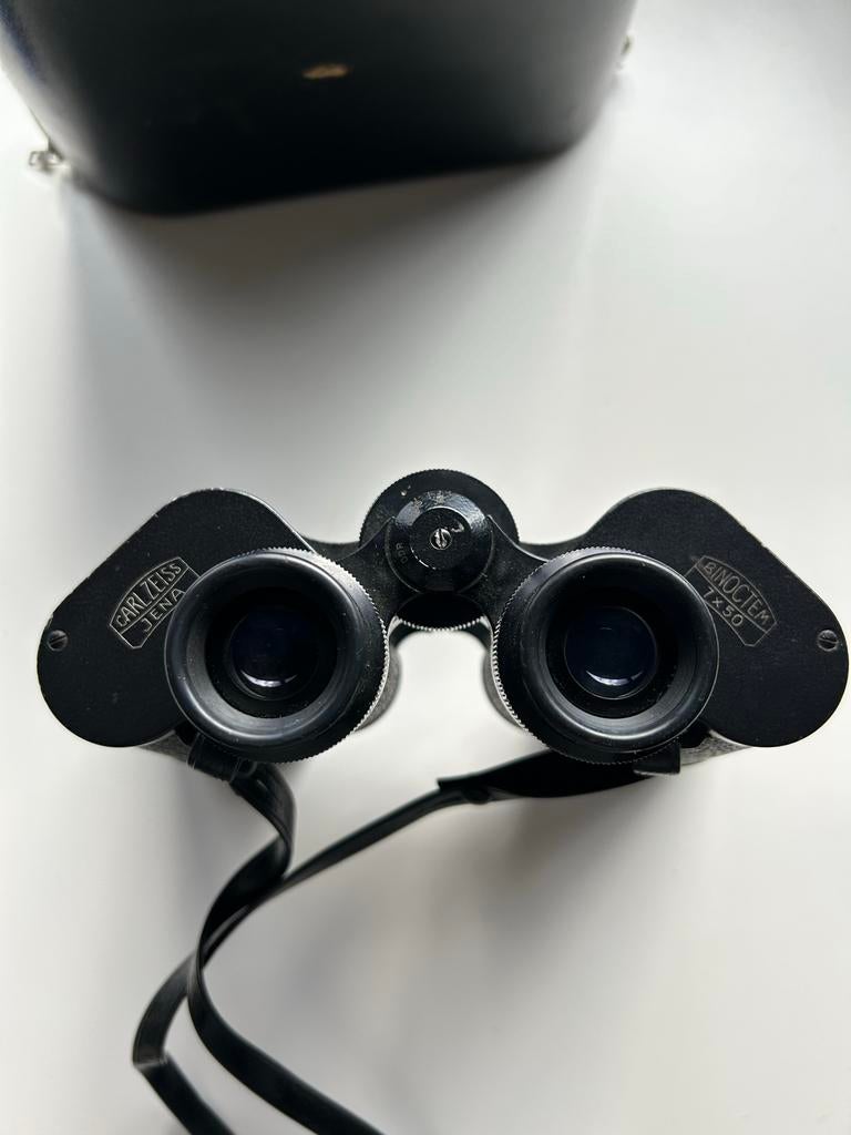 Carl Zeiss 7x50 Verrekijker - Klassieker!, Gebruikt, Minder dan 8x, Met hoes of tas, Porro (met knik)