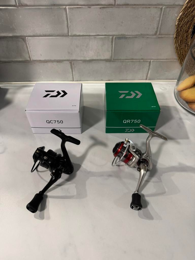 nieuwe daiwa qc 750 en qr 750 molentjes, Ophalen of Verzenden, Nieuw, Molen