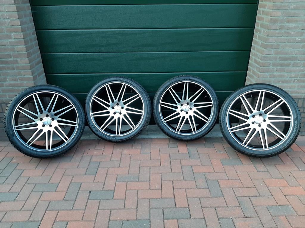 22 inch calibre zomerset 5x112  hankook banden q7, touareq, Auto-onderdelen, Banden en Velgen, Ophalen, Nieuw, Overige maten, Zomerbanden
