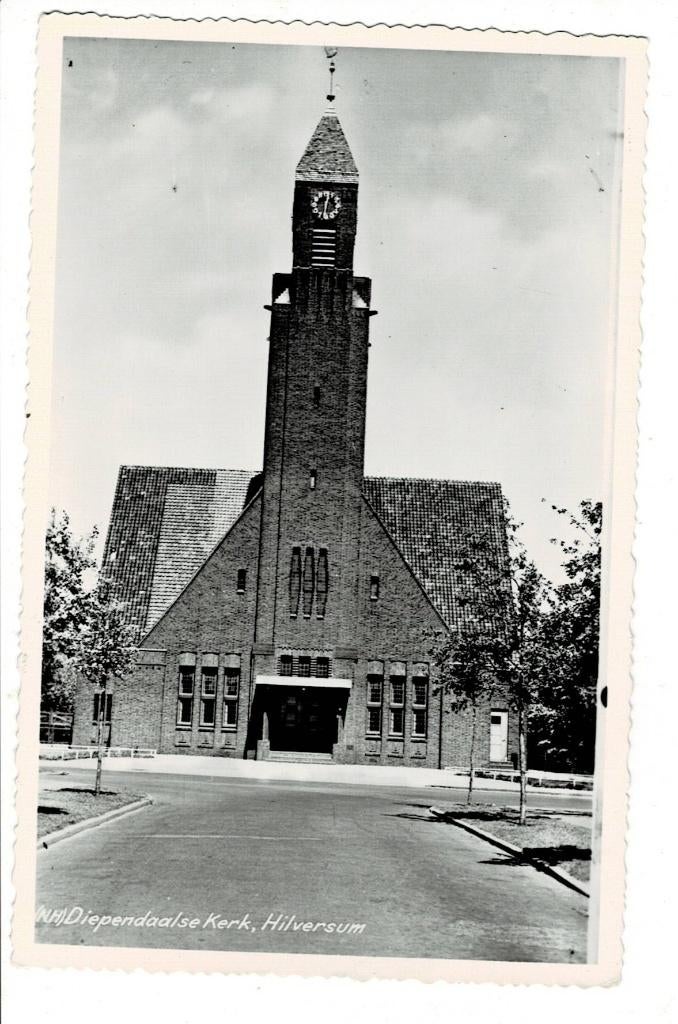 Hilversum, Kerk, Ophalen of Verzenden, Ongelopen, Noord-Holland