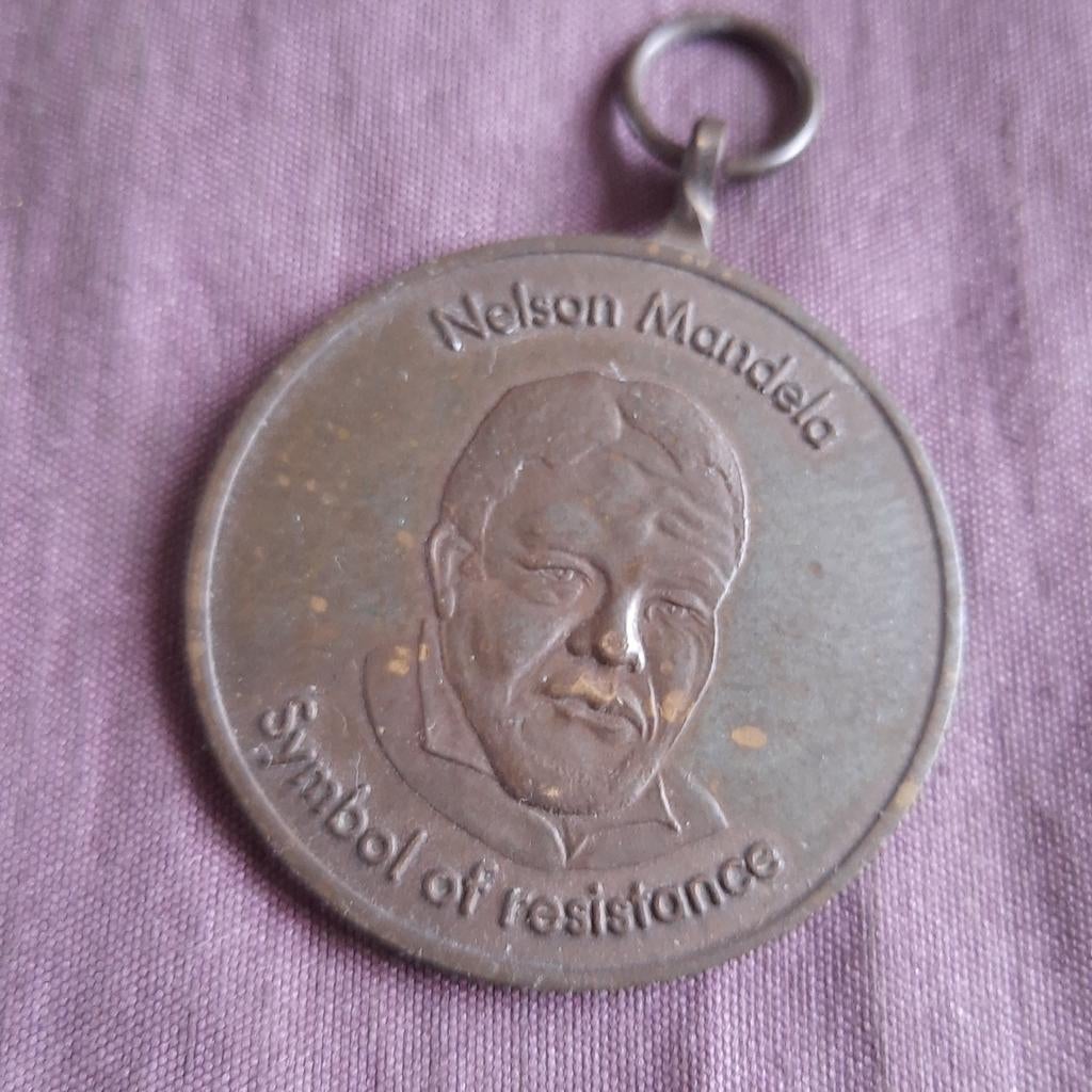 Apartheid: Medaille Nelson Mandela Symbol of Resistance