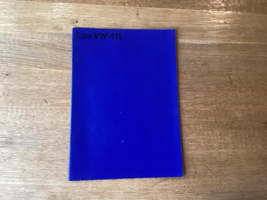 VW 411 Brochure - 1970 Spaans, Boeken, Auto's | Folders en Tijdschriften, Ophalen of Verzenden, Gelezen, Volkswagen