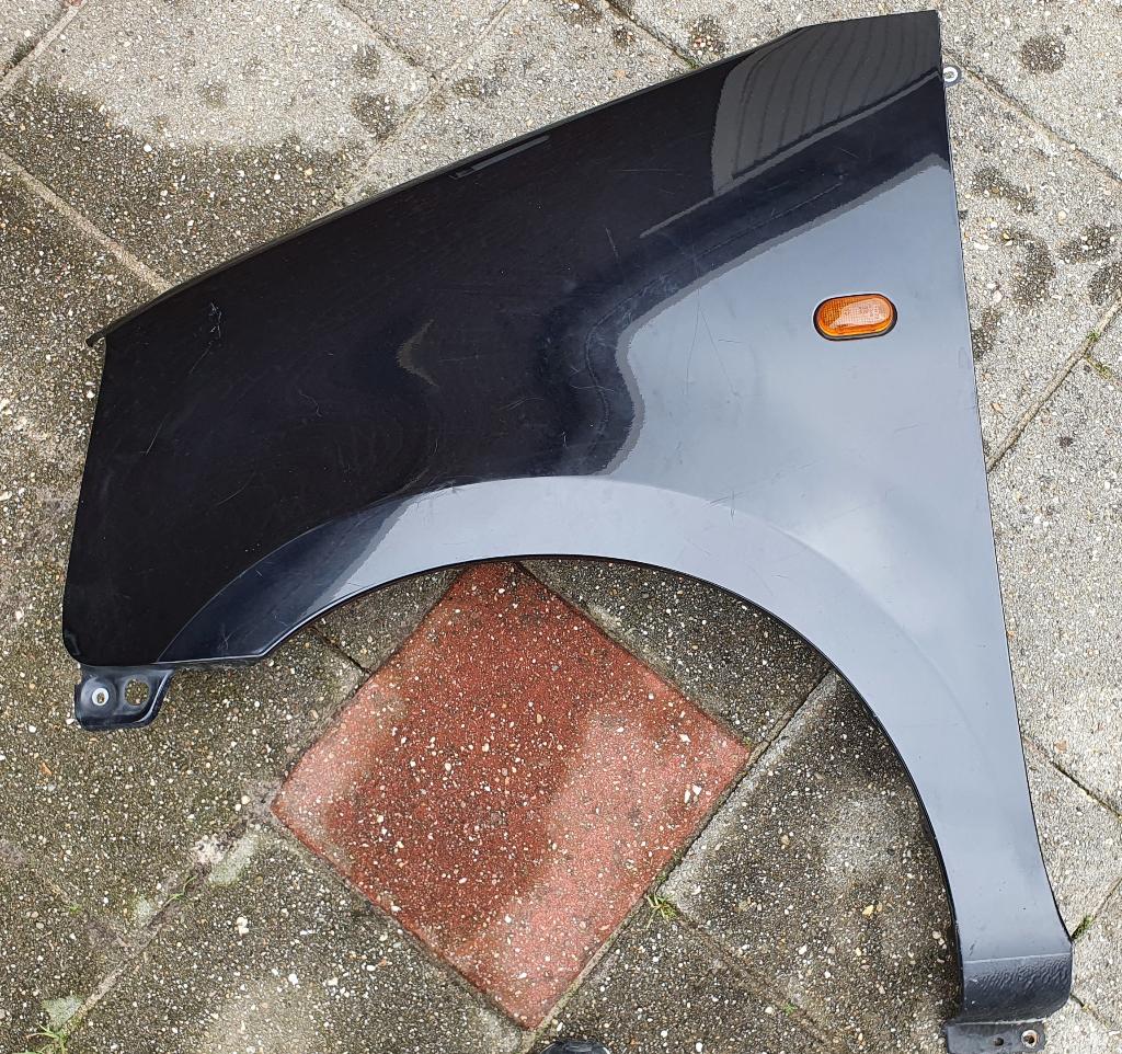 Opel agila A zijscherm links zwart, Ophalen, Gebruikt, Links, Spatbord