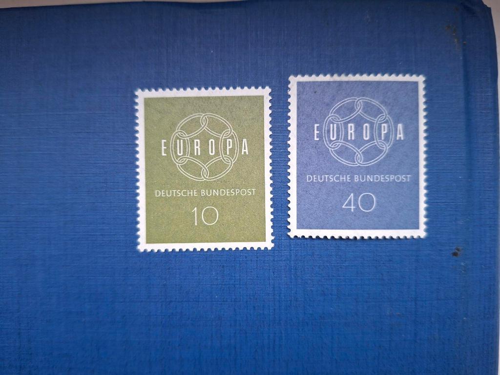 Postzegel Dui 1959 PF 2 zegels Europa 13-02, Ophalen of Verzenden, BRD, Postfris