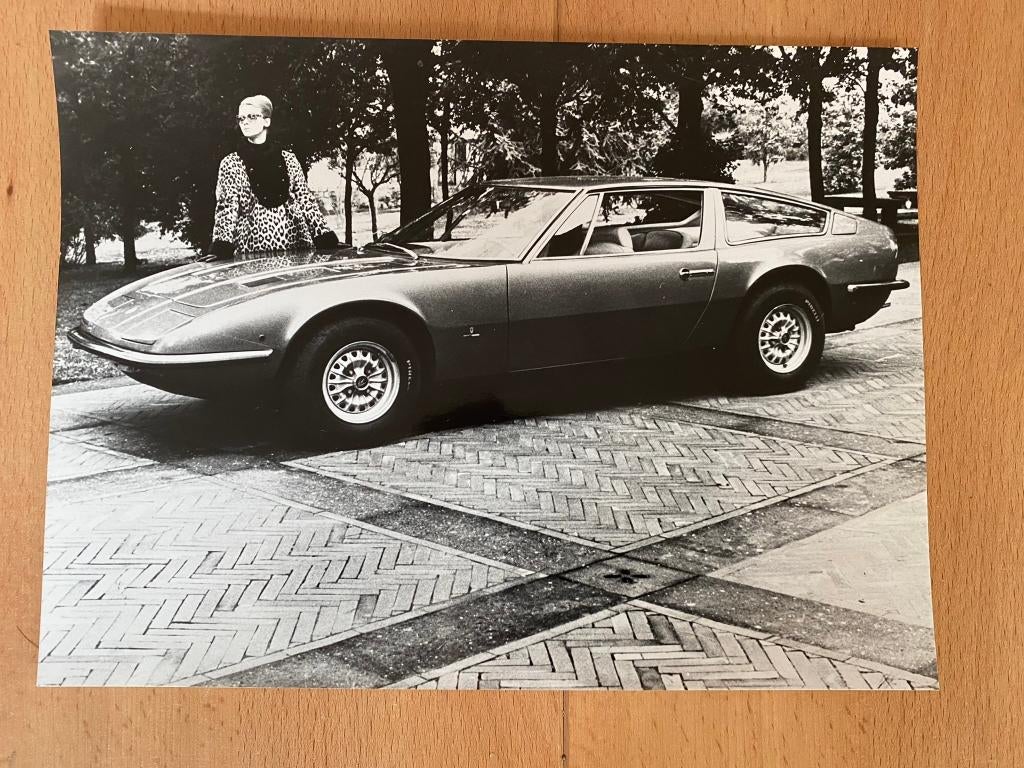 Maserati Indy - Persfoto - 24 x 18 cm, Maserati, Nieuw, Ophalen of Verzenden, Ferrari