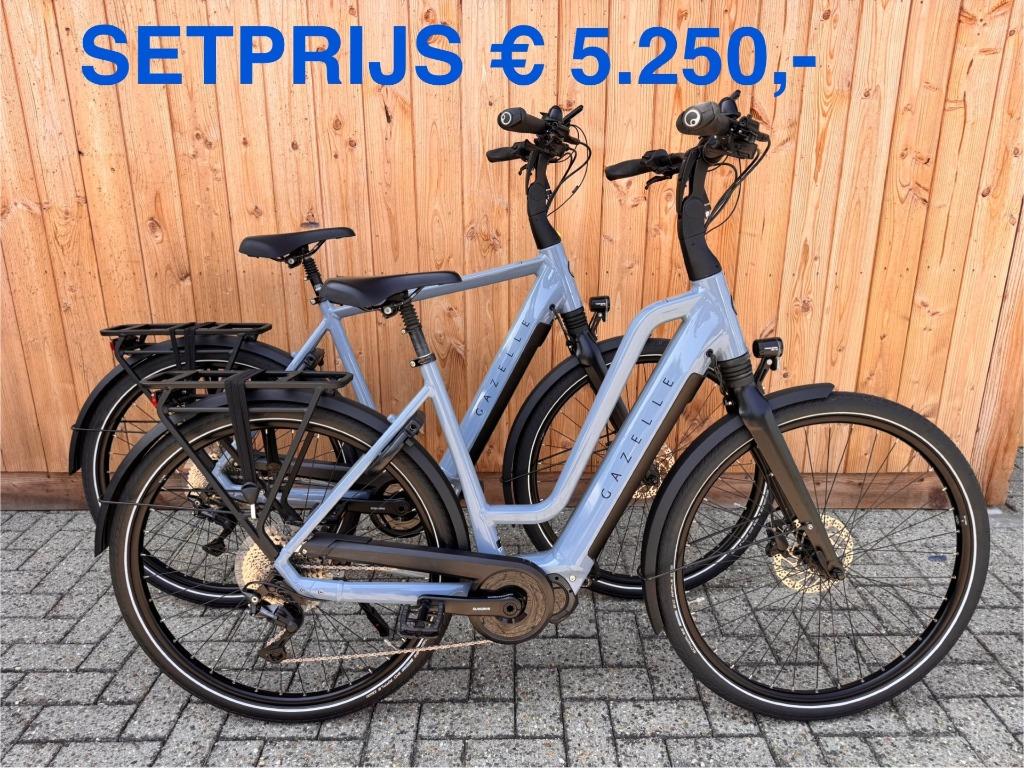 ZGAN Gazelle Chamonix T10 HMS Shimano steps SHOWMODEL, Ophalen of Verzenden, Zo goed als nieuw, 50 km per accu of meer, 55 tot 59 cm