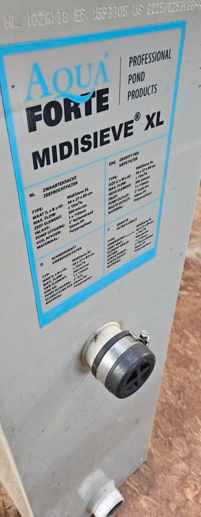 Aqua Forte Midisieve XL - Vijverfilter met extra aanvoer, Ophalen