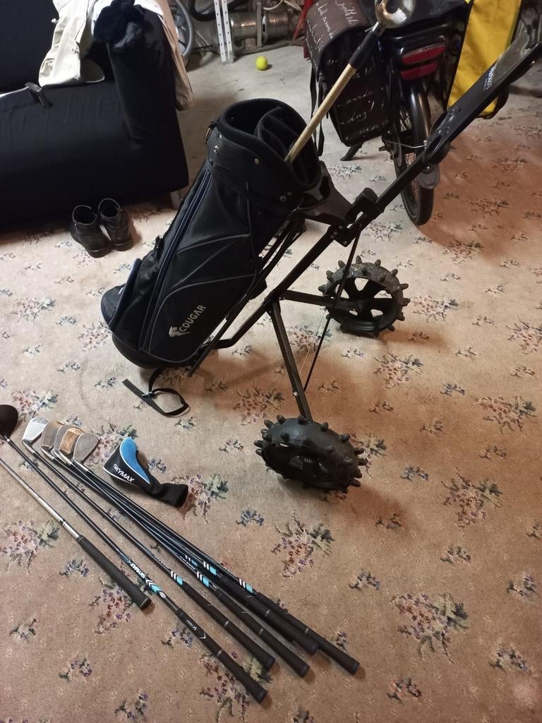 Golf karretje met winterbanden, Ophalen of Verzenden, Set