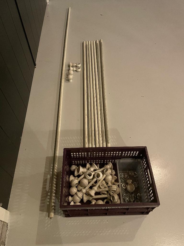 Gordijn roedes, Ophalen, Gebruikt, Landelijk, 200 cm of meer