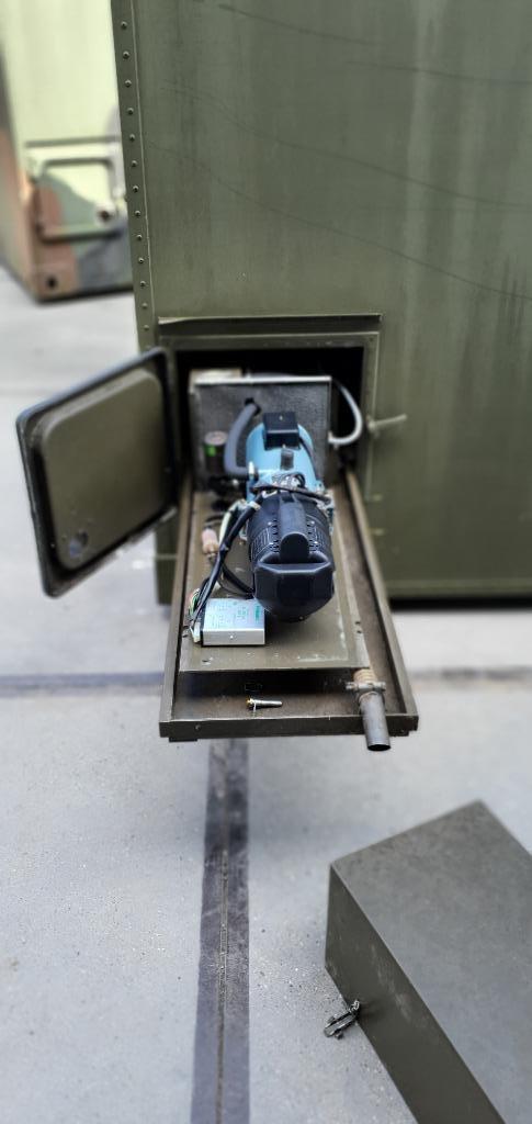 Webasto kachels, Ophalen