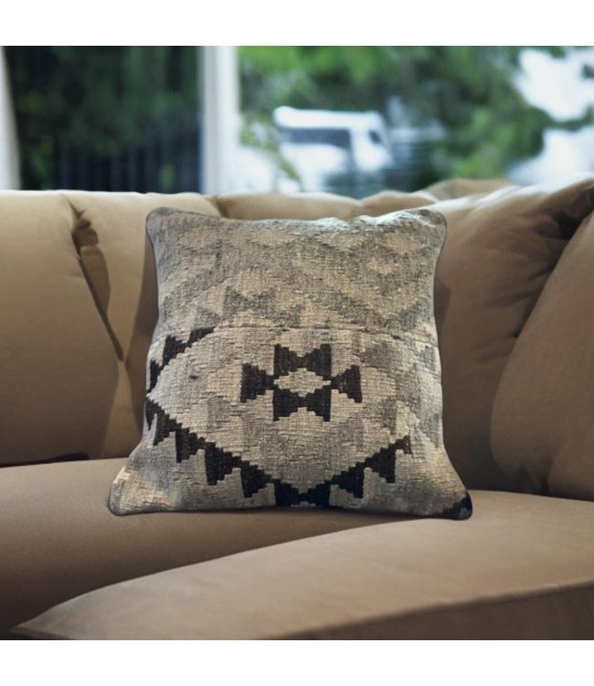 Kelim kussen 45x45 cm met vulling, Ophalen of Verzenden, Nieuw, Overige kleuren, Vierkant