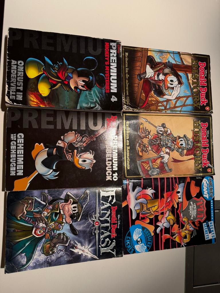 Donald Duck Pockets - Set van 6 strips, Meerdere stripboeken, Ophalen of Verzenden, Zo goed als nieuw