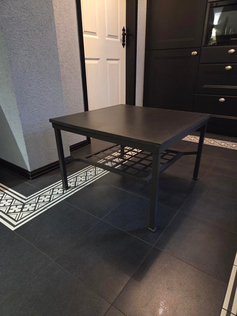 2 salontafels, Huis en Inrichting, Tafels | Salontafels, Ophalen, Glas, 50 tot 100 cm, Vierkant