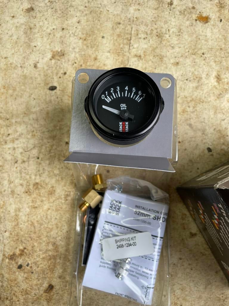 Stack ST3201 electrische olie druk meter cross race rally, Auto-onderdelen, Dashboard en Schakelaars, Ophalen of Verzenden, Nieuw