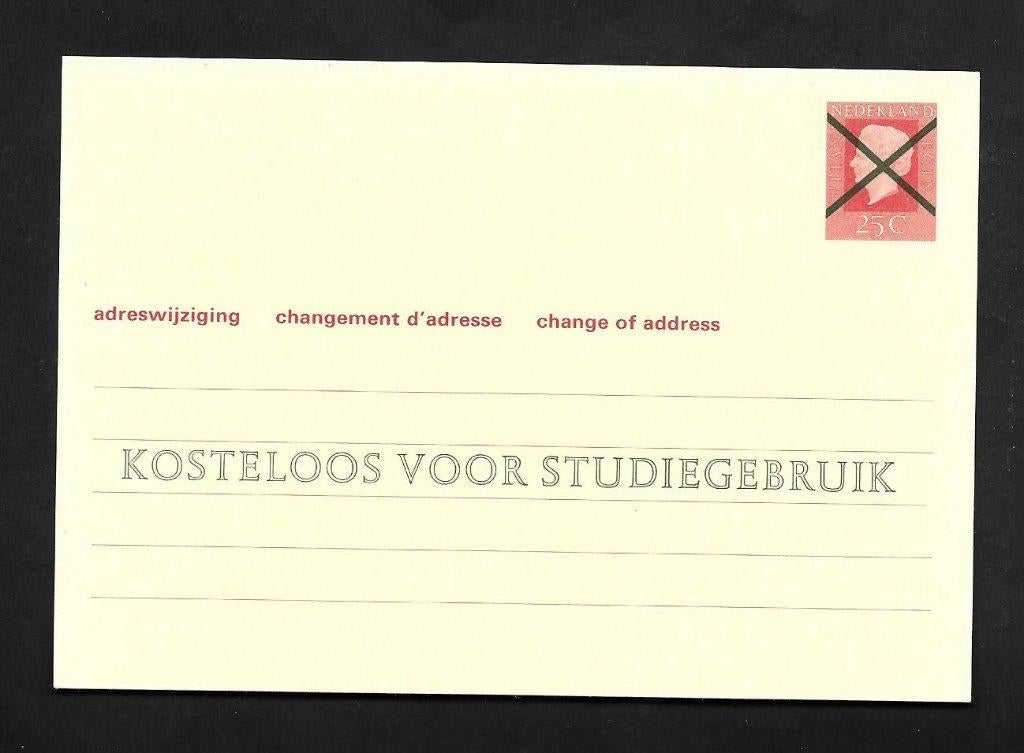 Adreswijziging Geuzendam 38, Kosteloos voor Studiegebruik., Ophalen of Verzenden, Briefkaart