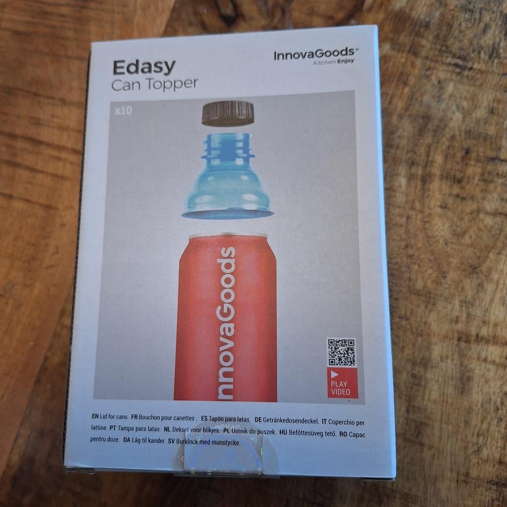 doos blikjes doppen, Ophalen of Verzenden, Nieuw, Frisdrank