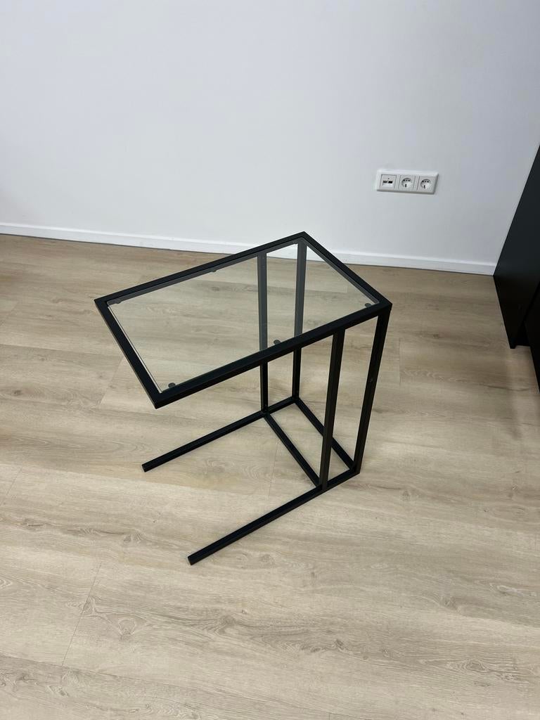 Ikea Laptop Tafel - Handig en Stijlvol, Minder dan 55 cm, Gebruikt, Glas, Rechthoekig