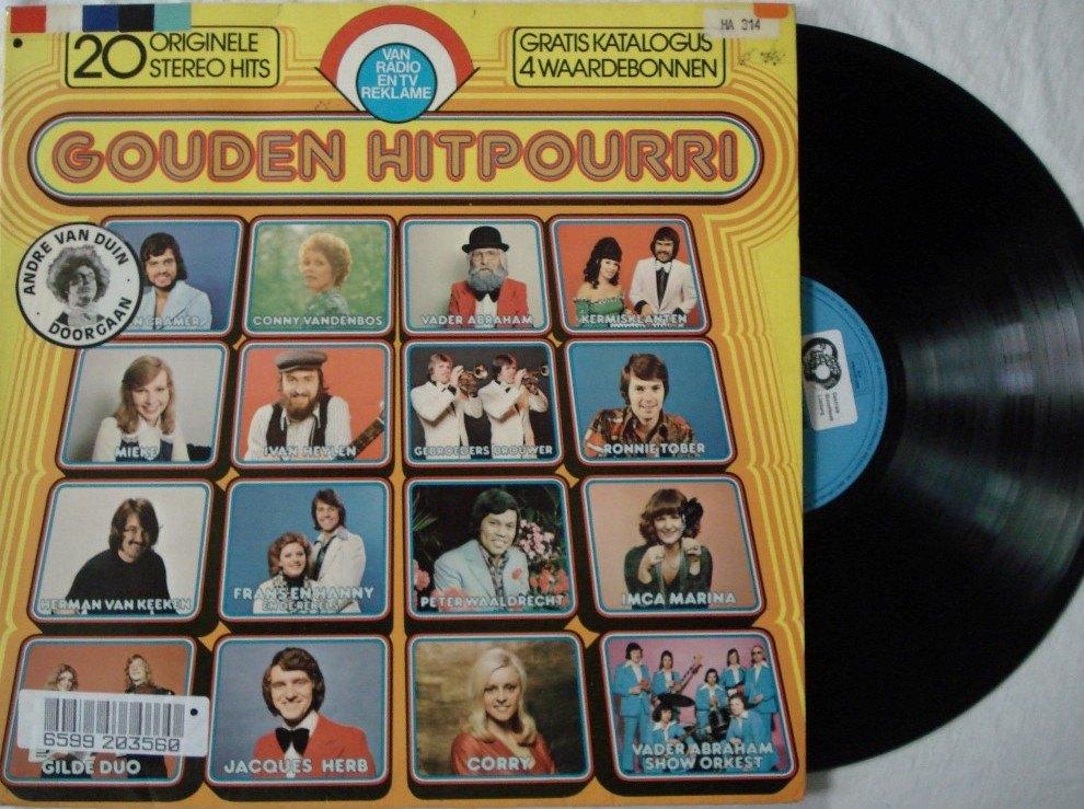 Gouden Hitpourri, Cd's en Dvd's, Vinyl | Nederlandstalig, Ophalen of Verzenden, Gebruikt, 12 inch, Overige genres