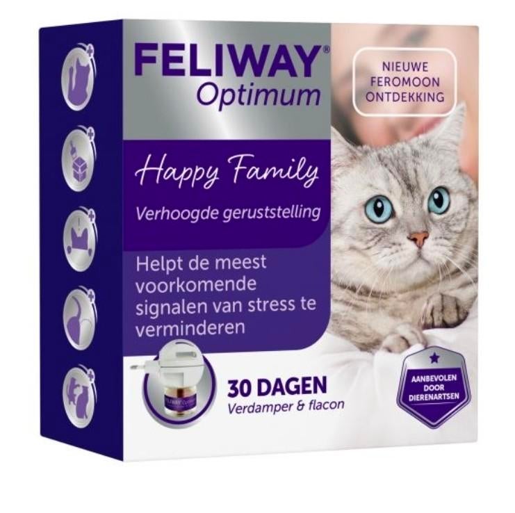 Feliway Optimum "Happy Family" Enhanced Serenity, Ophalen, Nieuw