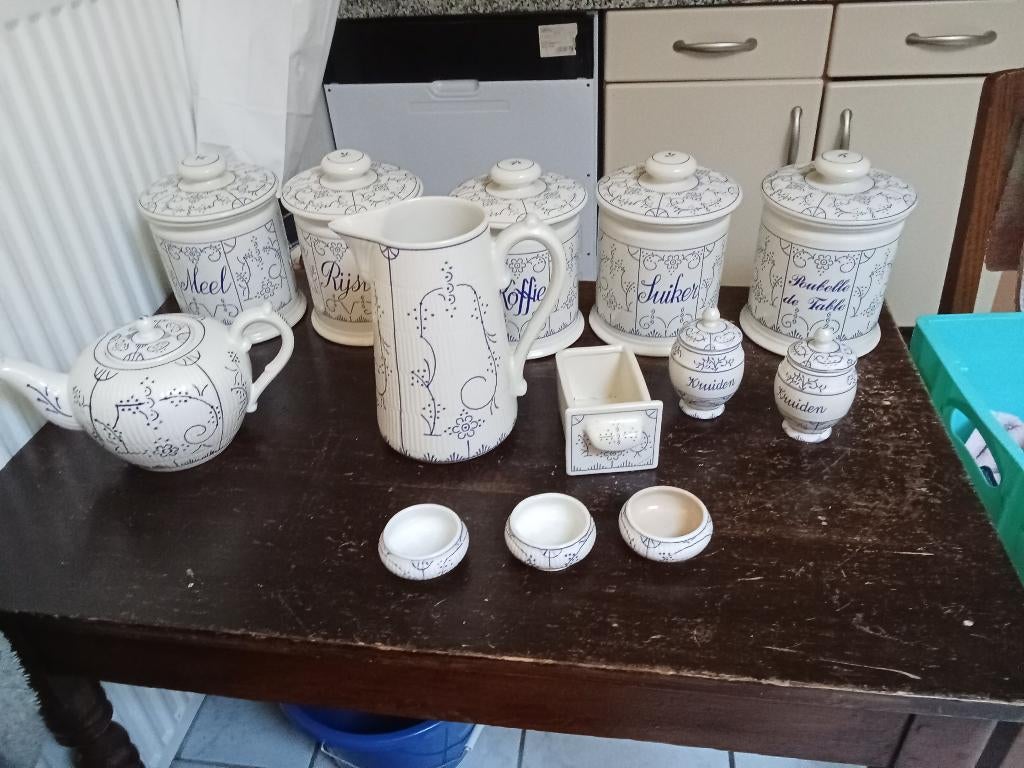 prachtige serviesdelen boch serie copenhague, Ophalen of Verzenden