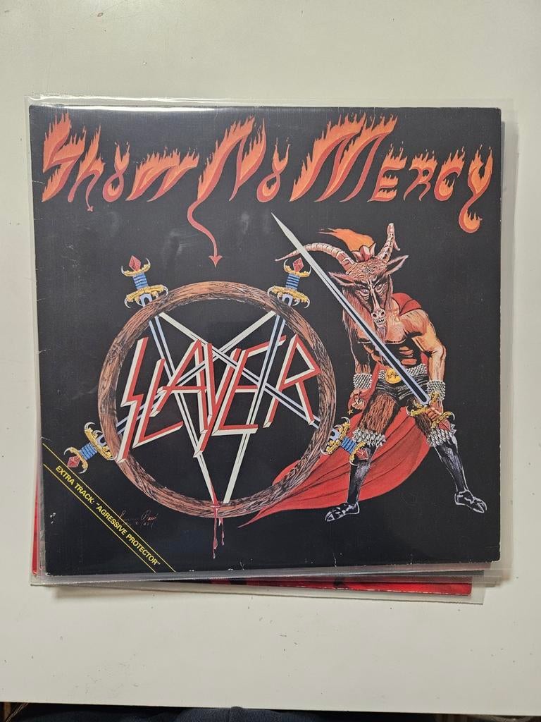 Slayer - Show No Mercy Vinyl LP, Cd's en Dvd's, Vinyl | Hardrock en Metal, Ophalen of Verzenden, Zo goed als nieuw