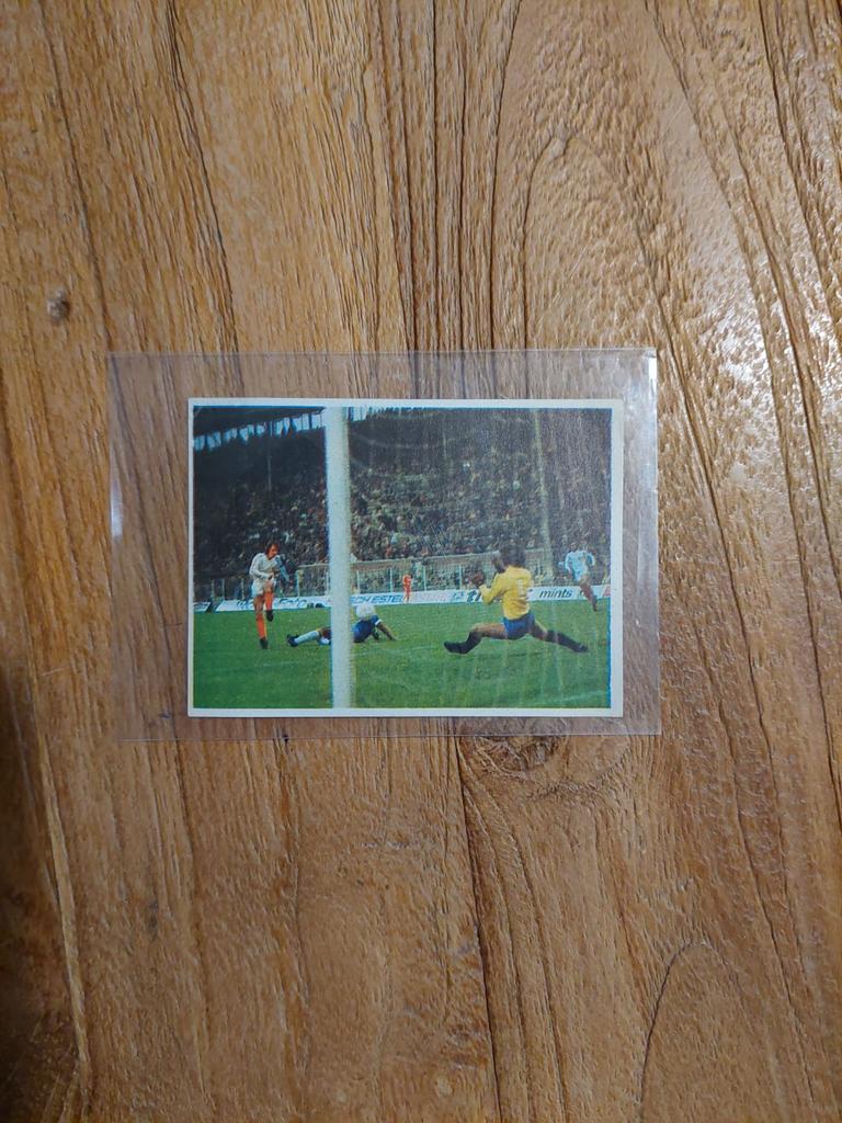 Johan Cruijff WK Nederland Brazilie 1974 Cropan, Hobby en Vrije tijd, Stickers en Plaatjes, Ophalen of Verzenden, Zo goed als nieuw