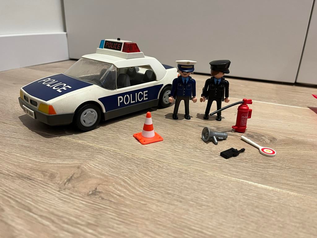 Playmobil Politieauto 3904, Ophalen of Verzenden, Gebruikt, Complete set