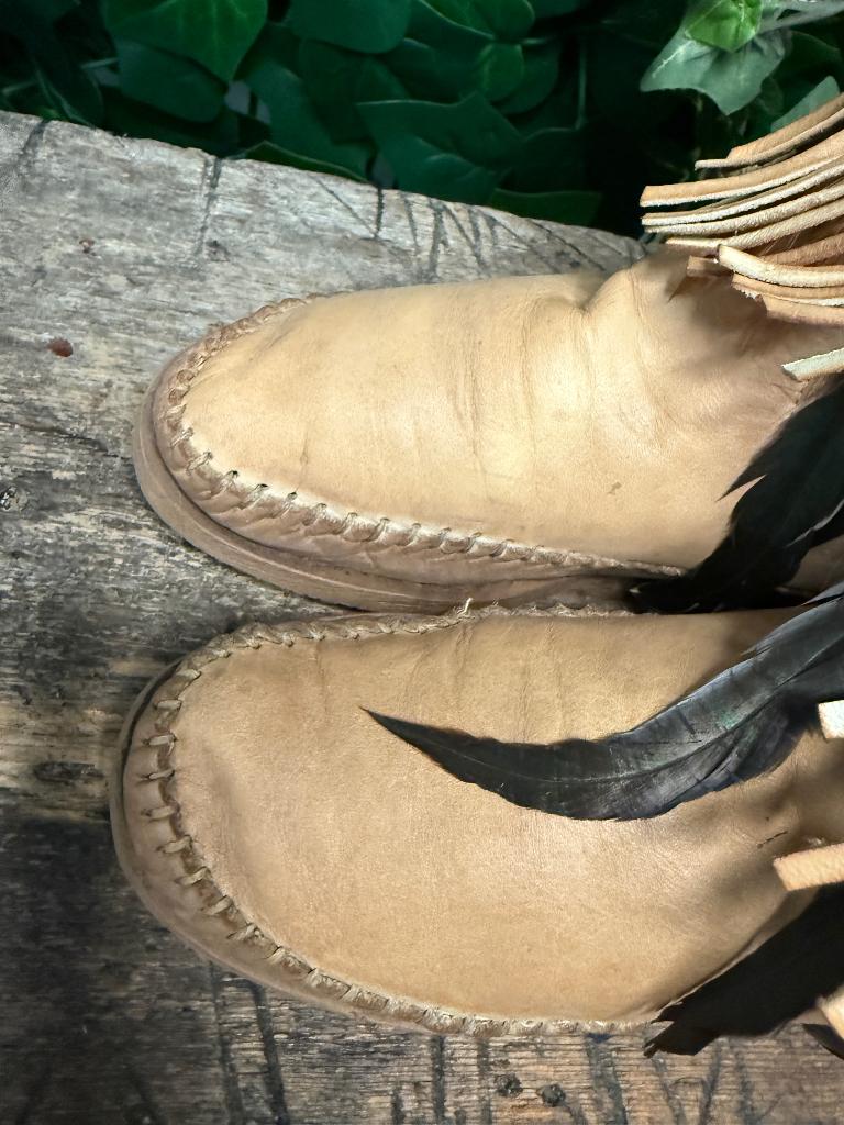 Bijna Nieuwe ibiza festival laarsjes Karma of Charme maat 37, Karma of charme, Bruin, Lage of Enkellaarzen, Ophalen of Verzenden