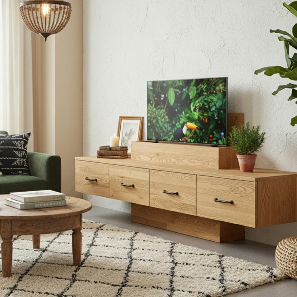 TV Lift Meubel Ede - 32 t/m 75 inch - € 2350,-, Ophalen of Verzenden, Nieuw, 25 tot 50 cm, Minder dan 100 cm