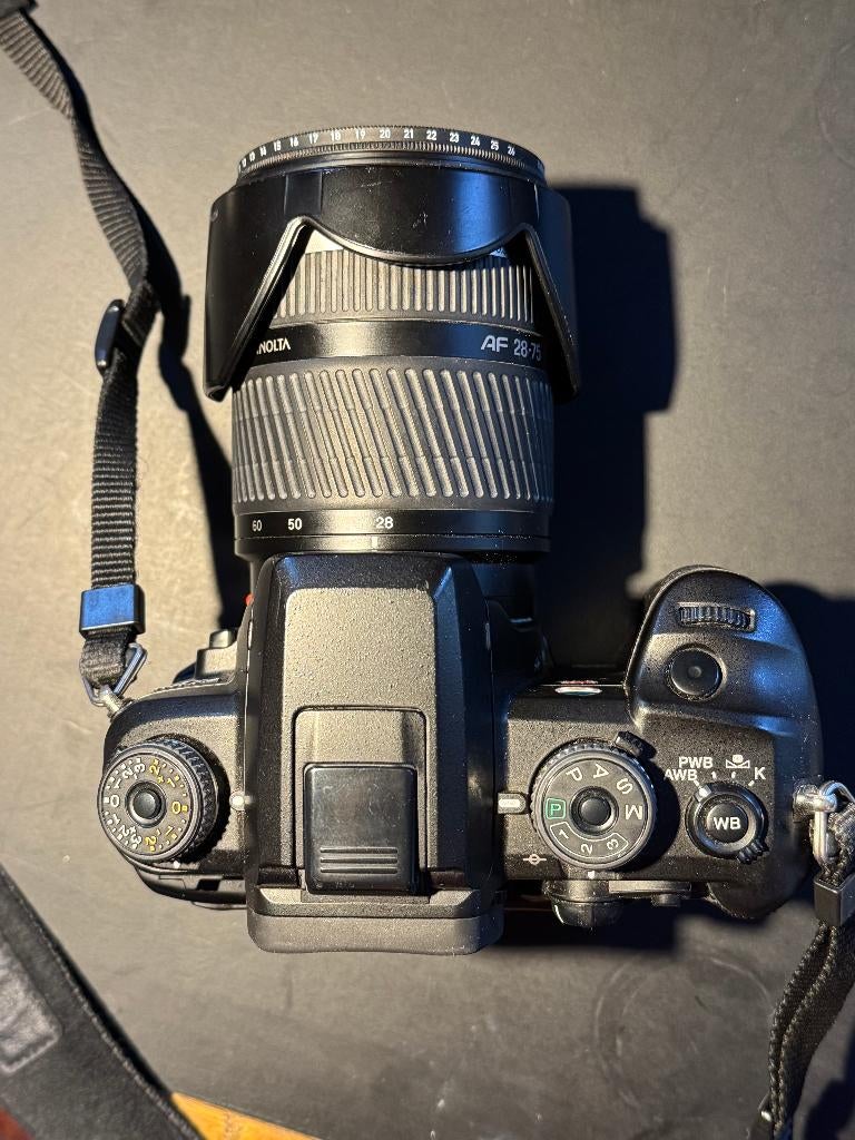 verkoop camera, lenzen en opbergtas, Ophalen of Verzenden, Zo goed als nieuw, Minolta, 4 t/m 7 keer