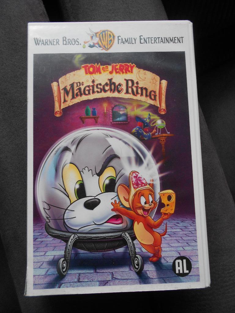 VHS video TOM en JERRY de Magische Ring, Ophalen, Gebruikt, Tekenfilm, Vanaf 6 jaar