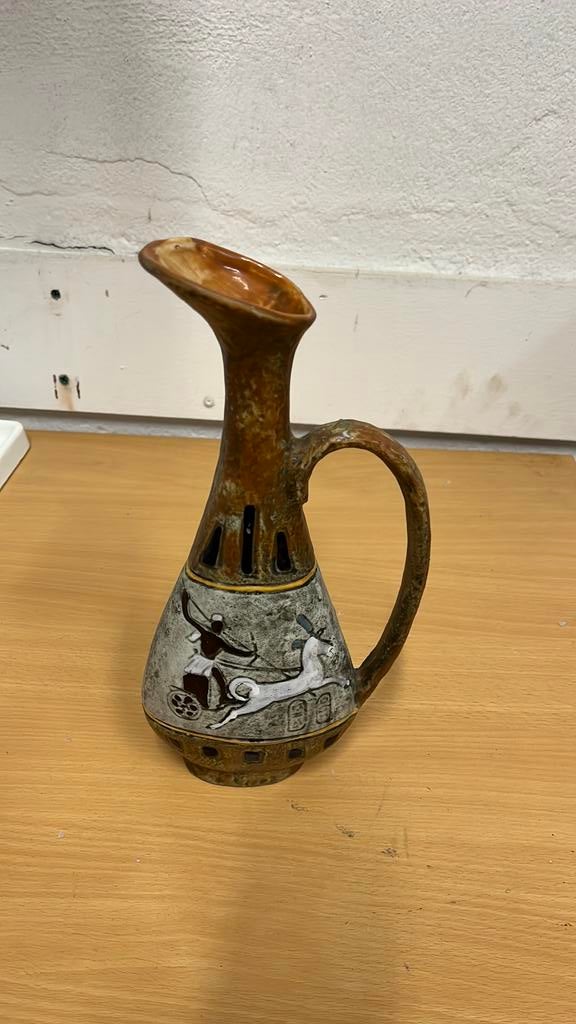 Karaf bresciana ceramica, Ophalen of Verzenden