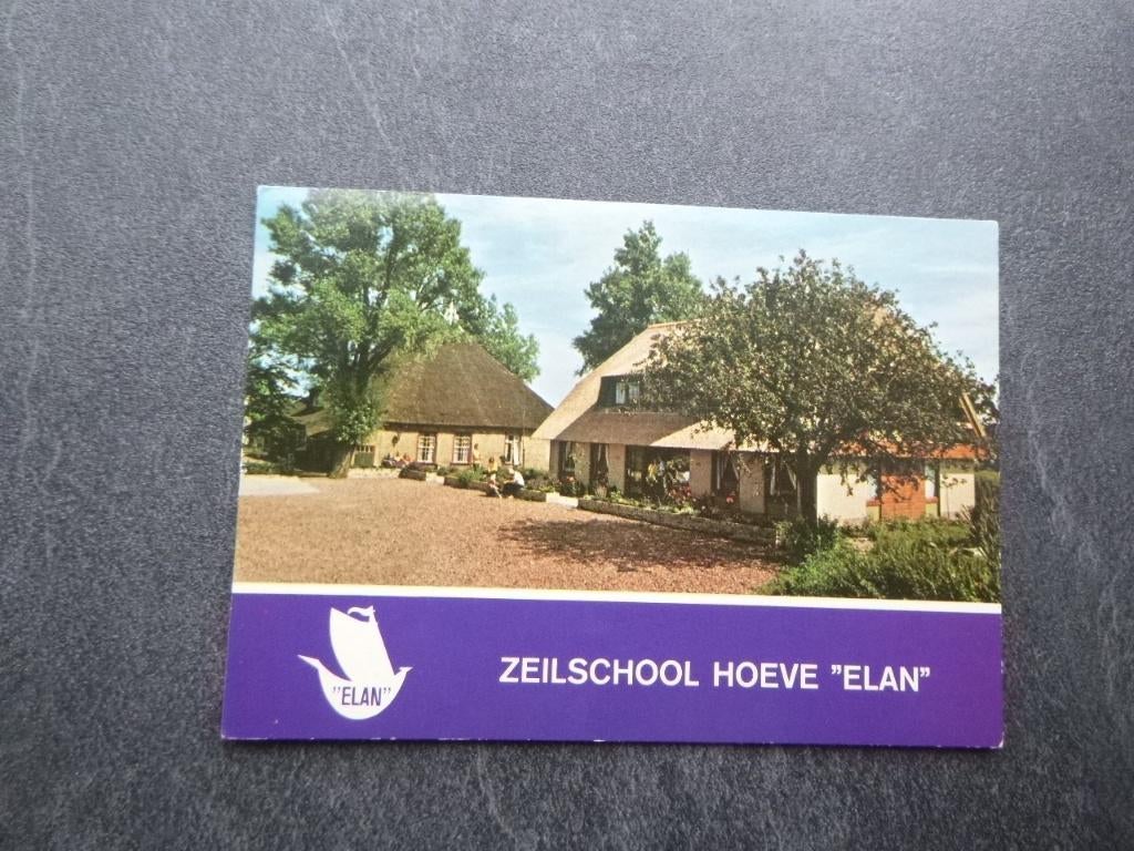 Terhorne, watersport centrum Elan, zeilschool Hoeve 1976, Verzamelen, Verzenden, 1960 tot 1980, Gelopen, Noord-Brabant