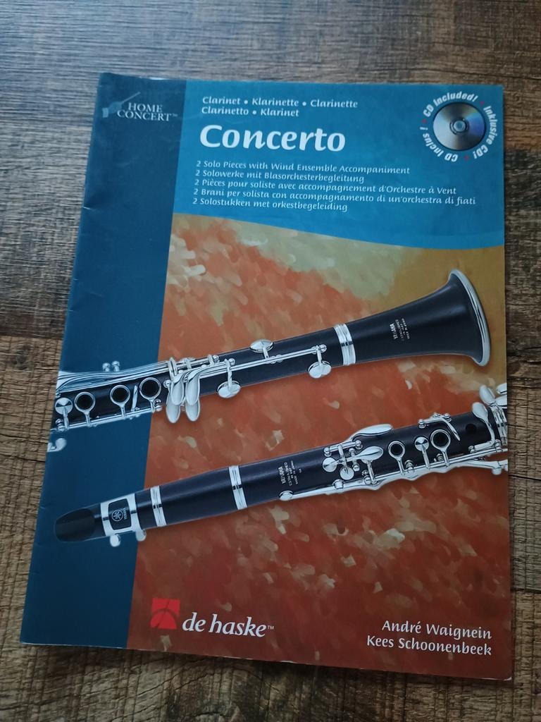 Clarinet lesboek - De Haske - Inclusief CD, Muziek en Instrumenten, Bladmuziek, Gebruikt, Overige genres, Les of Cursus, Ophalen of Verzenden
