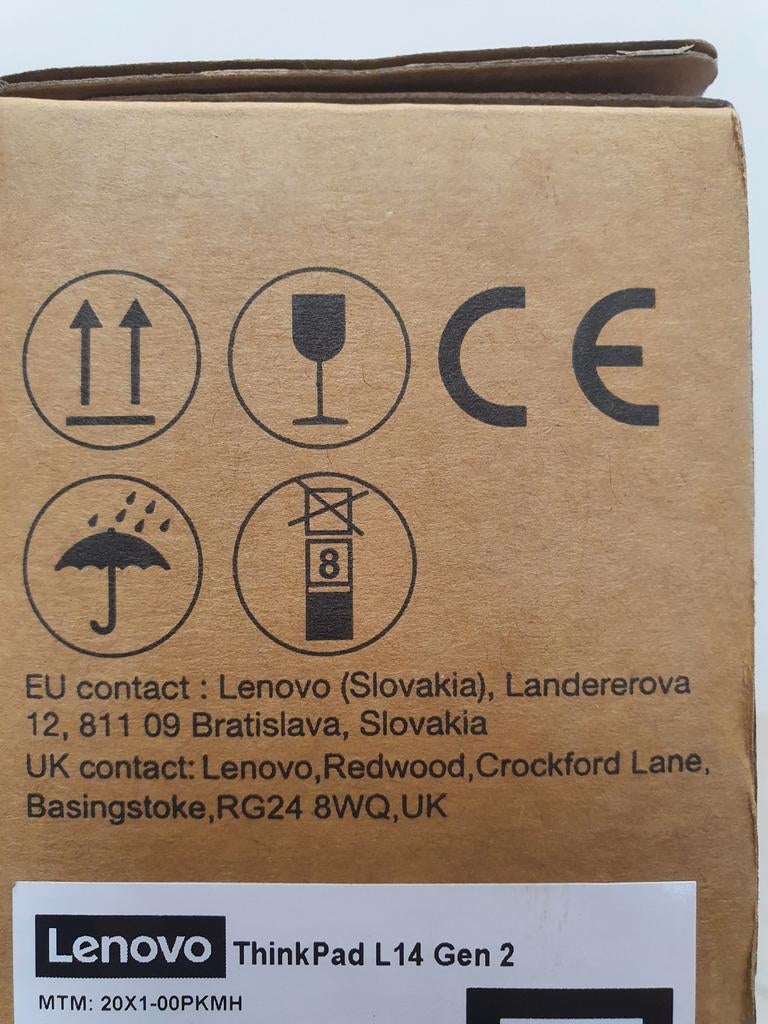 Nieuw in seal: Lenovo ThinkPad L14 Gen 2 i5-1135G7 8gb 512gb, Met videokaart, 2 tot 3 Ghz, Qwerty, 8 GB