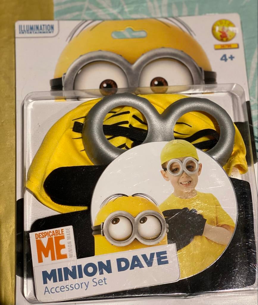 Minion Carnaval Kostuum Set, Ophalen of Verzenden, Nieuw, 110 t/m 116, Jongen of Meisje