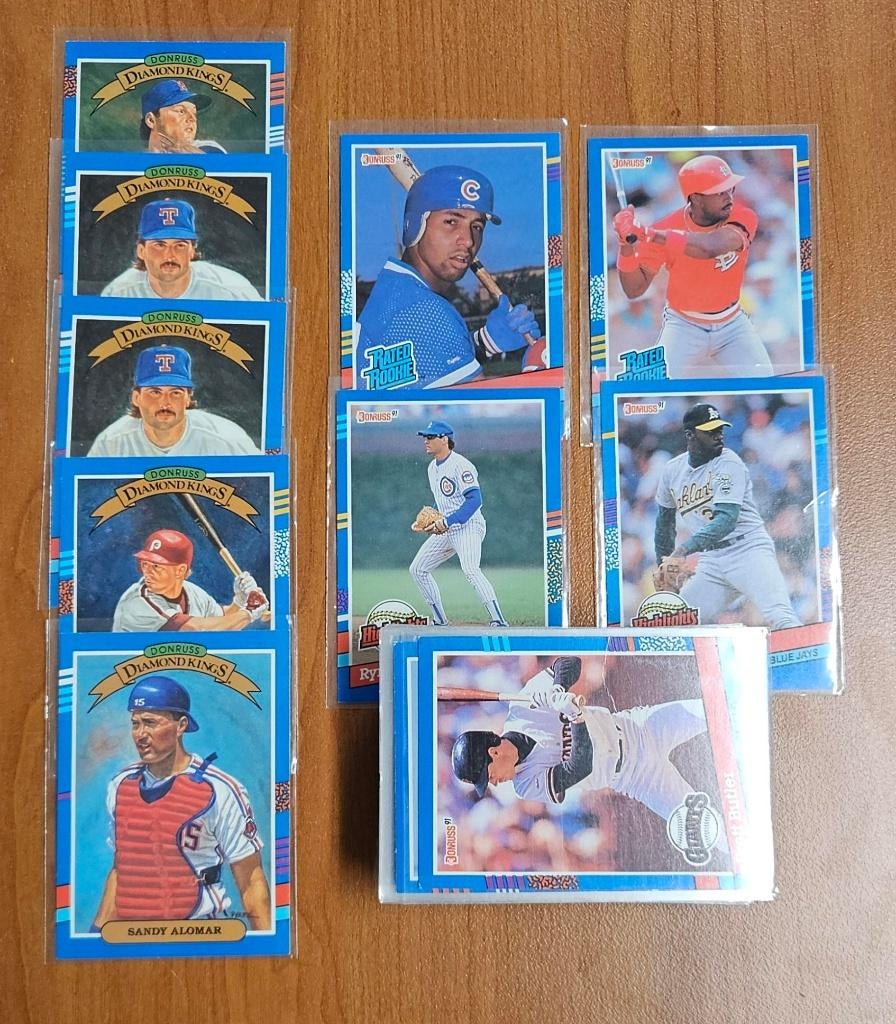 Verzameling Donruss91 Baseball kaarten, Ophalen of Verzenden, Zo goed als nieuw, Meerdere plaatjes
