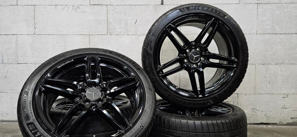 19" Mercedes AMG W213 E-klasse velgen Michelin zomerbanden, 19 inch, Banden en Velgen, Ophalen of Verzenden, V