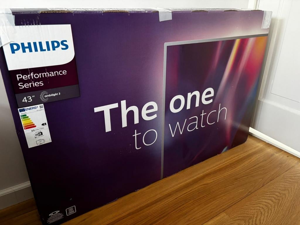 Philips The One 43 inch Smart TV, Audio, Tv en Foto, Televisies, Ophalen, Philips, 50 Hz, 40 tot 60 cm